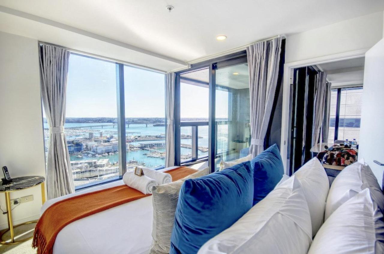 Magnificent Skytower, Sea, Habour View In Cbd Daire Auckland Dış mekan fotoğraf