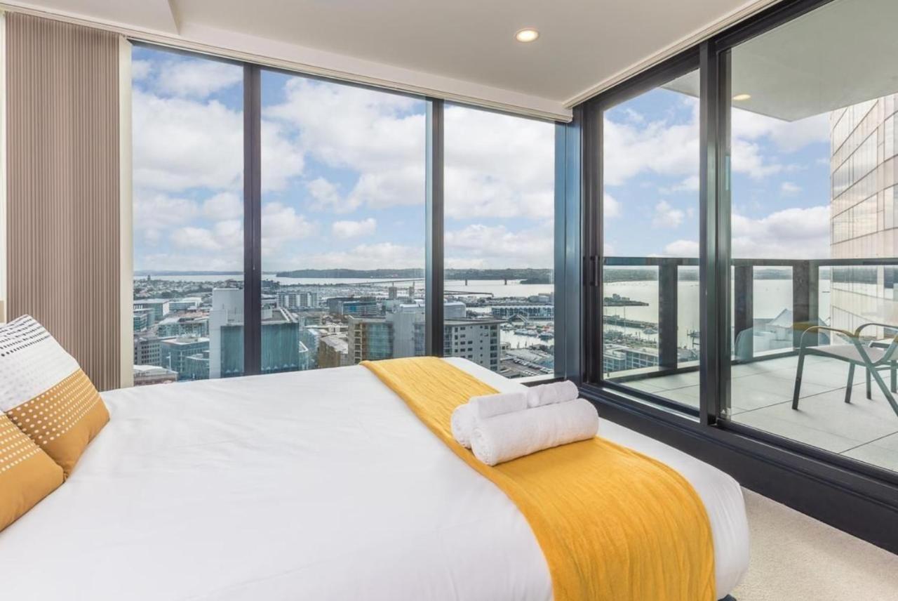 Magnificent Skytower, Sea, Habour View In Cbd Daire Auckland Dış mekan fotoğraf